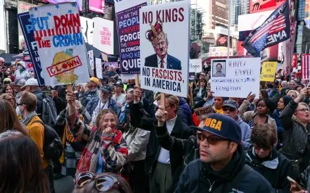 مظاهرات “No Kings” تجتاح الولايات احتجاجاً على "نزعات سلطوية" لترامب