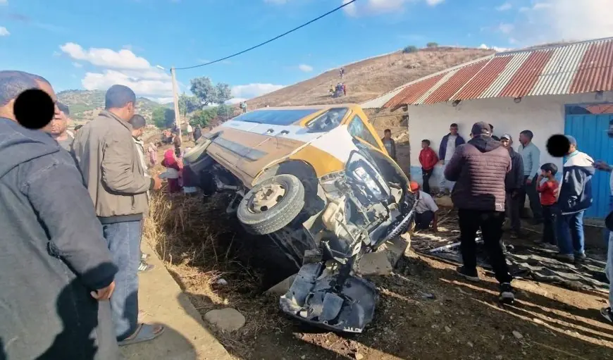 انقلاب سيارة مدرسية بوزان يصيب عشرات التلاميذ