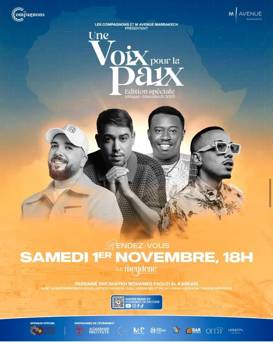 مراكش تحتضن النسخة الإفريقية من "صوت من أجل السلام 2025"