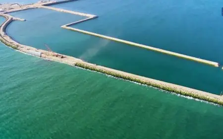 وصلت 45٪.. أشغال إنجاز ميناء الداخلة الأطلسي تسجل تقدما ملحوظا