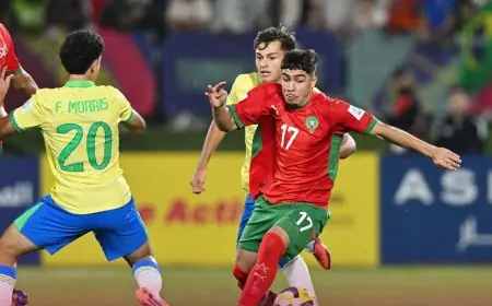 البرازيل تنهي مغامرة أشبال الأطلس في مونديال u17
