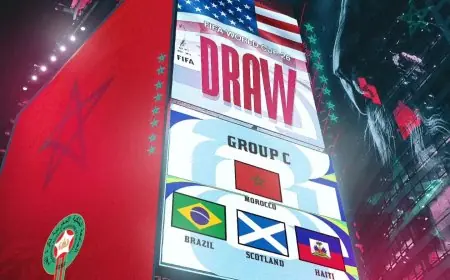 المنتخب الوطني المغربي يواجه البرازيل وإسكتلندا وهايتي في كأس العالم 2026