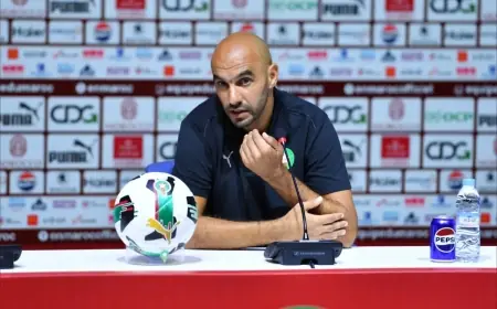 الركراكي يعلق على مباراة المنتخب المغربي والبرازيل في كأس العالم