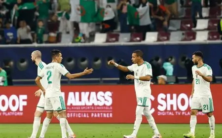 المنتخب الجزائري يحسم تأهله إلى الربع النهائي بعد الفوز على العراق
