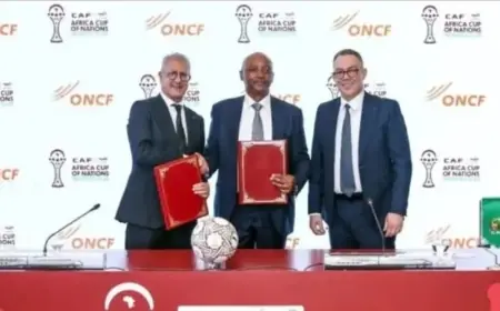 الONCF يوقع شراكة استراتيجية مع الكاف استعدادًا لكأس إفريقيا 2025