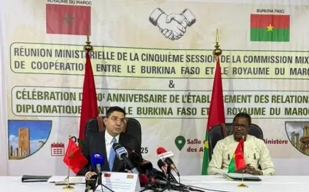 المغرب وبوركينا فاسو يرسخان التعاون الثنائي في مجالات الاقتصاد والأمن والبنية التحتية