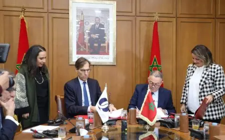 المغرب والبنك الأوروبي لإعادة الإعمار والتنمية يوقعان اتفاقية تمويل لمشروع "سايس 3" للحفاظ على المياه