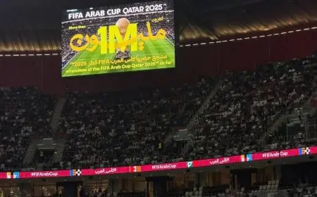 حضور جماهيري قياسي في كأس العرب قطر 2025 يتجاوز حاجز المليون متفرج