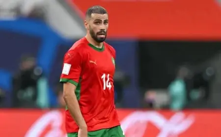 أسامة طنان يفتتح التسجيل للمنتخب المغربي أمام الأردن في نهائي كأس العرب