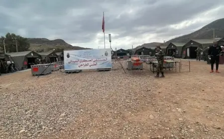 Midelt : Lancement des services de l’hôpital militaire de campagne à Tounfite pour faire face à la vague de froid