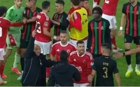 عقوبات صارمة وغرامات من الكاف على الجيش الملكي بعد أحداث مباراة الأهلي المصري