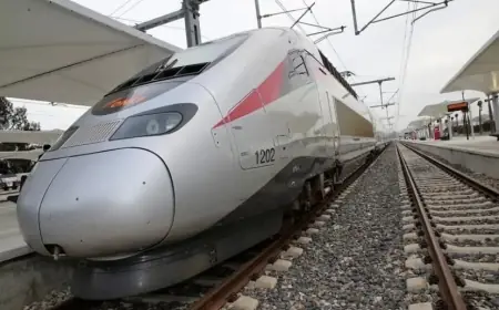 Avancement significatif des travaux du projet de train à grande vitesse Kénitra – Marrakech