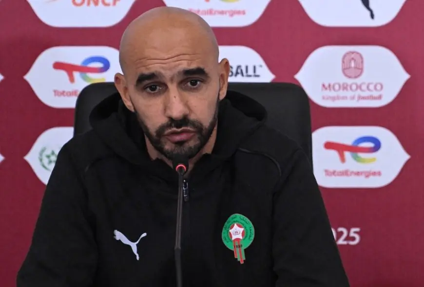 الركراكي: دائما المباراة الأولى تكون صعبة لكن اللاعبين حافظوا على تركيزهم