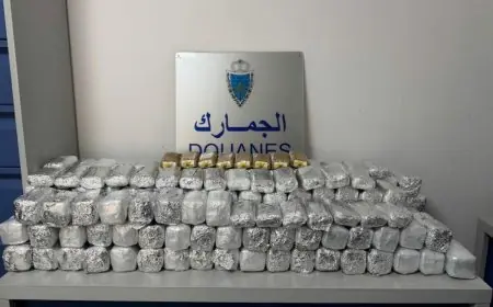 توقيف مواطن مغربي بحوزته كمية مهمة من الحشيش عند معبر باب سبتة