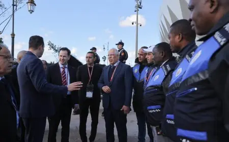 وفد من مكتب التحقيقات الفدرالي يطلع على الترتيبات الأمنية بملعب مولاي الحسن
