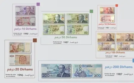 Bank Al-Maghrib annonce le retrait de certaines coupures de billets de banque marocains