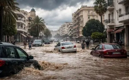 Intempéries en Tunisie : six morts et des disparitions en mer après de fortes pluies