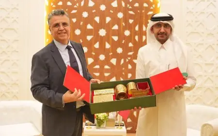 Le ministre marocain de la Justice s’entretient avec son homologue qatari en marge du Forum de Doha sur le droit
