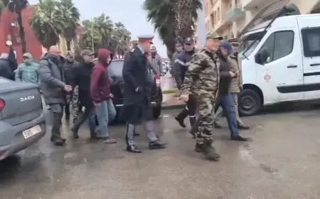 سلطات القصر الكبير  تدخل في حالة استنفار قصوى لمواجهة الفيضانات