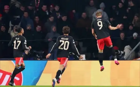 بايرن ميونخ يهزم آيندهوفن وينهي مسيرته في دوري أبطال أوروبا