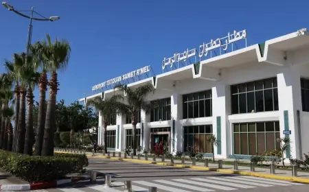 إغلاق مؤقت لمطار تطوان–سانية الرمل بعد التساقطات المطرية الأخيرة