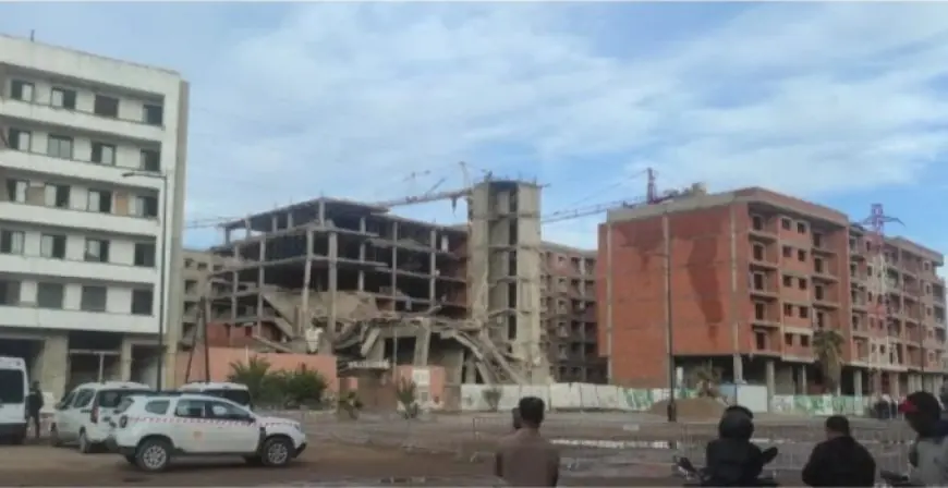 Effondrement d’un immeuble en construction à Marrakech sans faire de victimes