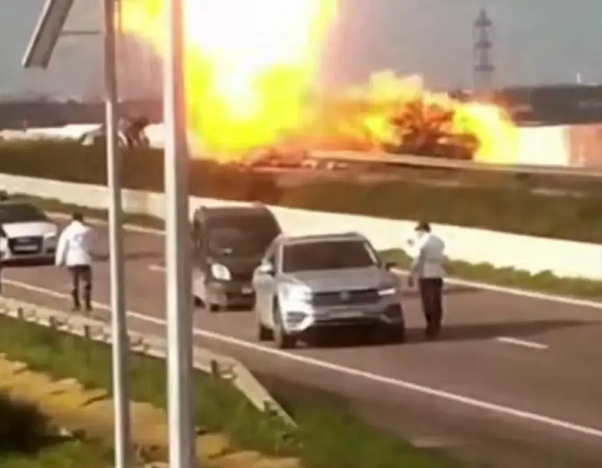Explosion d’un camion chargé de bonbonnes de gaz sur l’autoroute entre Casablanca et Had Soualem
