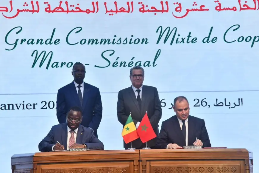 15e Grande Commission Mixte de Coopération Maroc-Sénégal : Signature de plusieurs accords stratégiques à Rabat