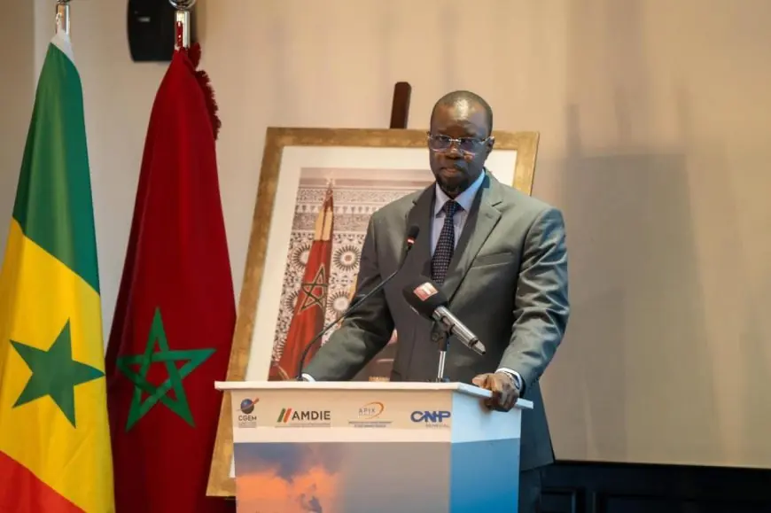 Ousmane Sonko appelle à un partenariat économique Maroc-Sénégal axé sur la coproduction et l’intégration industrielle