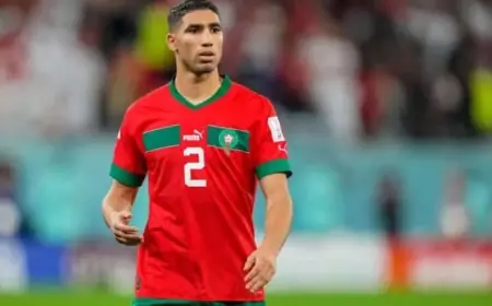 Achraf Hakimi exprime sa solidarité avec les victimes des inondations à Ksar El Kebir