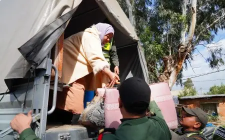 سلطات سيدي قاسم تطلق المرحلة الثانية لإعادة السكان المتضررين من الفيضانات لمنازلهم