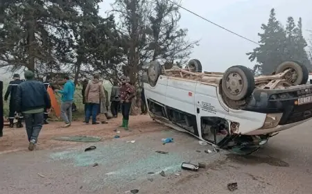 إصابة 12 شخصا في حادث سير بإقليم اشتوكة أيت باها