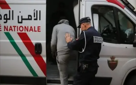 أمن البيضاء يوقف مشتبه فيه في إلحاق خسائر مادية بممتلكات خاصة