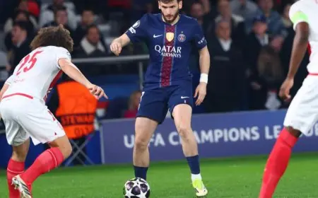 دوري أبطال أوروبا.. باريس سان جيرمان يتأهل إلى دور الـ16 بعد التعادل أمام موناكو