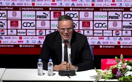 محمد وهبي يتعهد بمواصلة مسار المنتخب الوطني وتطوير أداء أسود الأطلس