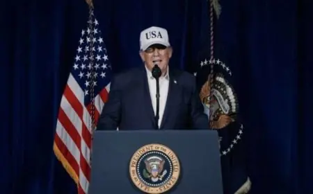 ترامب: دمرنا جزيرة كرج بالكامل ونرفض عقد اتفاق مع إيران