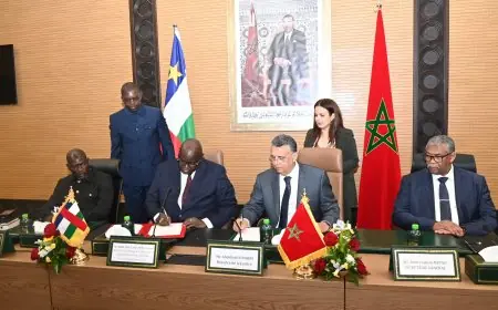 المغرب وإفريقيا الوسطى يوقعان مذكرة تفاهم لتعزيز التعاون القضائي