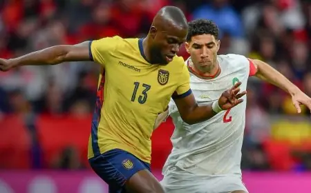 Le Maroc et l'Équateur se quittent sur un match nul (1-1)