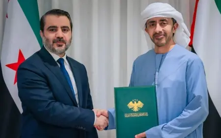 بن زايد يتلقى رسالة من نظيره السوري وسط تصعيد إقليمي