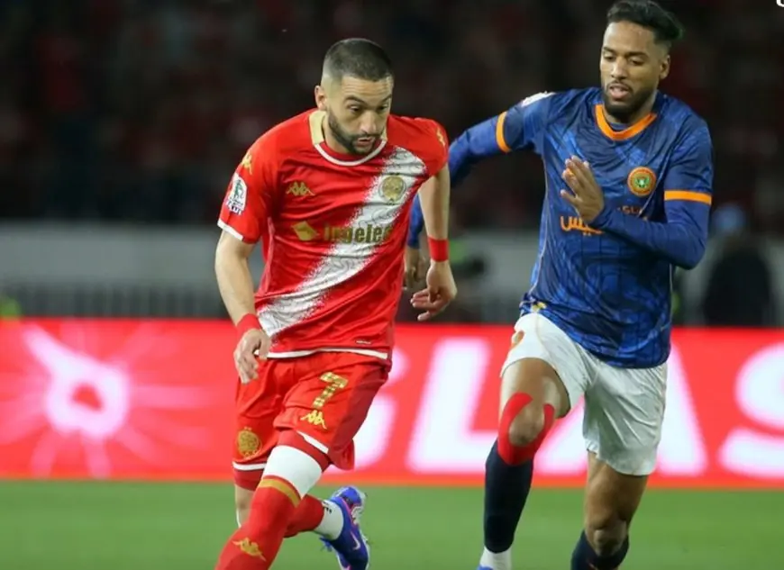 البطولة الاحترافية.. زياش يقود الوداد لانتصار ثمين على نهضة بركان في الوقت القاتل