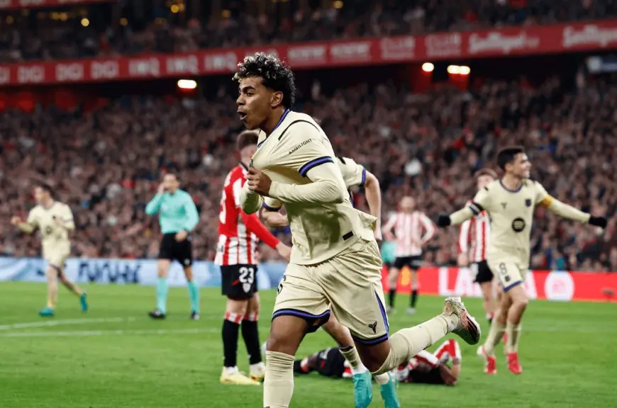 برشلونة يحقق فوزا صعبا على أتليتك بيلباو ويعزز صدارته للدوري الإسباني