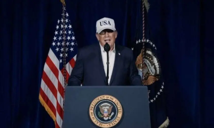 ترامب: دمرنا جزيرة كرج بالكامل ونرفض عقد اتفاق مع إيران