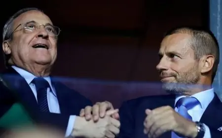 Ceferin et Pérez inaugurent une nouvelle ère pour le football européen au Bernabéu