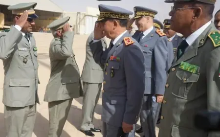 المفتش العام للقوات المسلحة الملكية يحل بنواكشوط لتعزيز التعاون العسكري مع موريتانيا