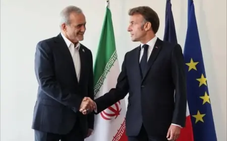 الرئيس الإيراني لماكرون: دخلنا المفاوضات بجدية ونجاحها مرهون بالطرف الآخر