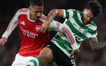 أرسنال يتعادل مع سبورتينغ لشبونة ويضرب موعدا مع أتلتيكو مدريد في نصف نهائي دوري أبطال أوروبا