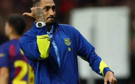 رافينيا يواجه خطر الإيقاف بسبب هجومه على التحكيم