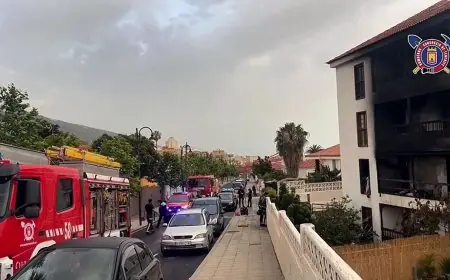 ثلاثة قتلى في حريق مروع يهز مبنى سكنيا بتينيريفي الإسبانية