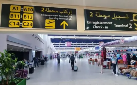 حركة النقل الجوي بالمغرب تتجاوز 8,9 مليون مسافر حتى متم مارس 2026