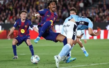برشلونة يعلن نهاية موسم لامين يامال إثر إصابته بتمزق عضلي